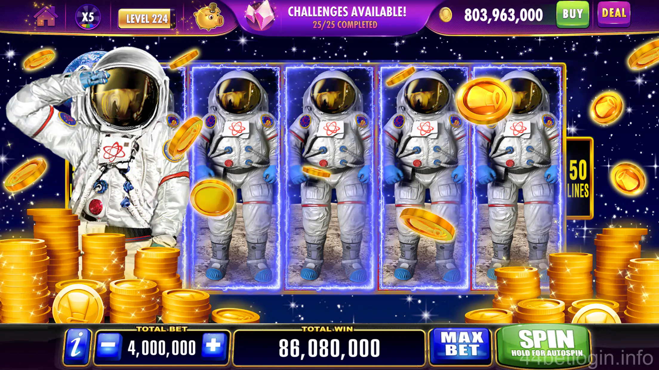 Recursos de jogo do 44bet